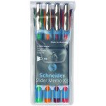 Wholesale Schneider Memo Ballpoint Pen XB (Extra Bold, Mix Colors)